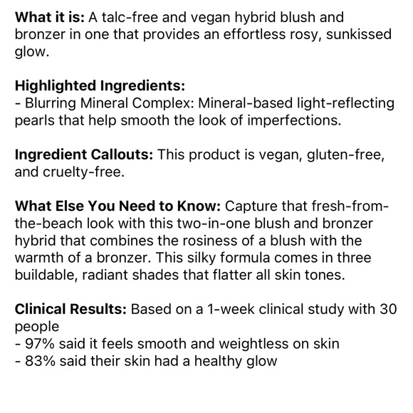 NWB Bare Minerals Gen Nude Blonzer Brush + Bronzer. Unused! Unswatched! - Picture 9 of 9